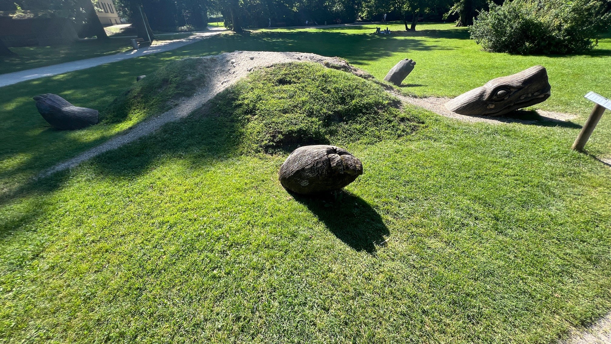 Schildkröte im Michael Ende Kurpark 2024